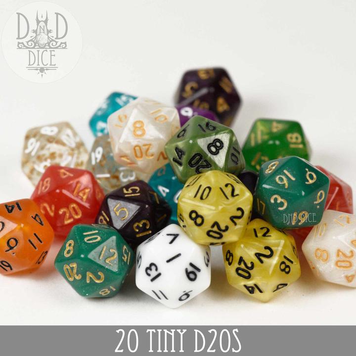 Produktbild DnD Dice 20 Tiny D20s