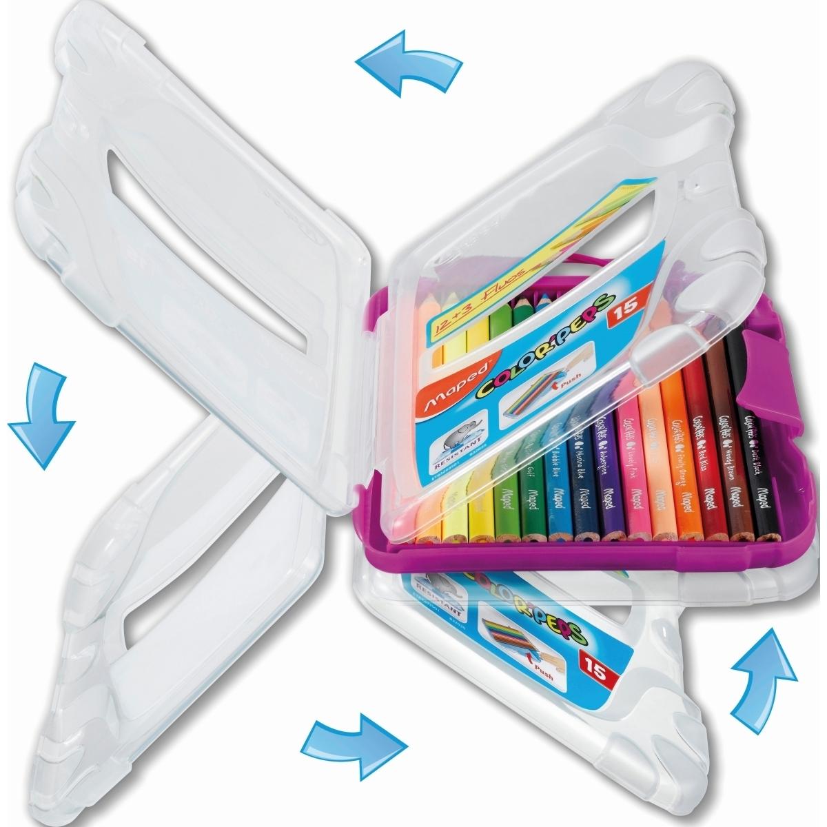 Thumbnail - Maped, Malstifte, Buntstift Color'Peps Smart Box Box VE=15 Stück (In Schreibfarbe, 15 x)