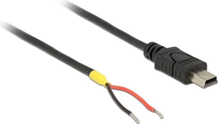 Productafbeelding Delock USB Mini-B Kabel - 2Pin Voeding, 10cm (0.10 m, USB 2.0)