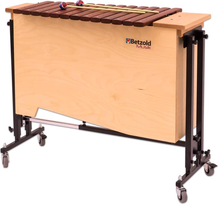 Produktbild Betzold Musik Bass-Xylophon + Ständerwagen (Xylophon)