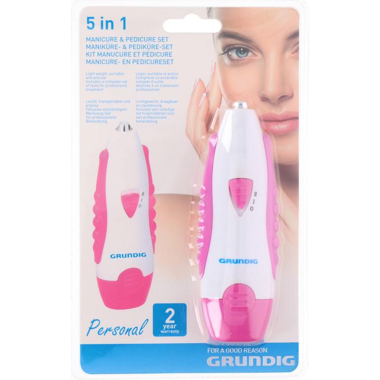 Grundig, Strumento per la cura delle unghie, Manicure / Pedicure ABS.