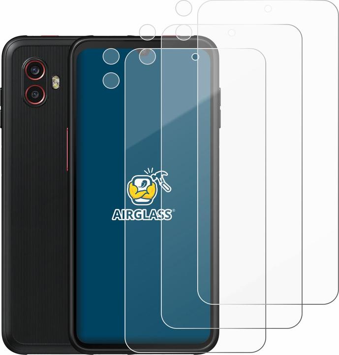 Produktbild BROTECT Schutzglas Schutzfolie Glas Folie Displayschutz klar (6 Stück, Samsung Galaxy XCover 6 Pro)
