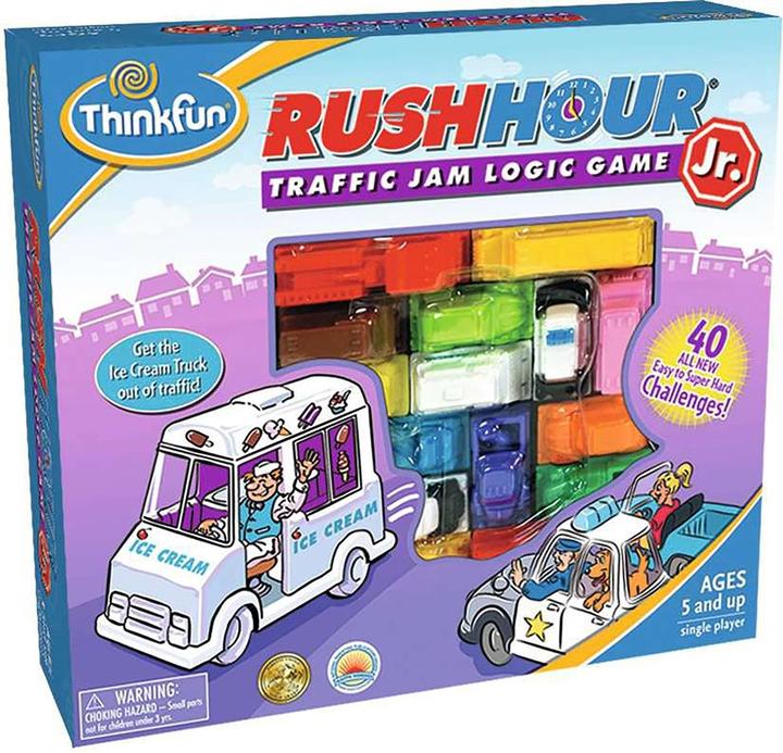 Actual product image Thinkfun Rush Hour Junior (Spanish, Portuguese, Italian, English, French, German, Icelandic)