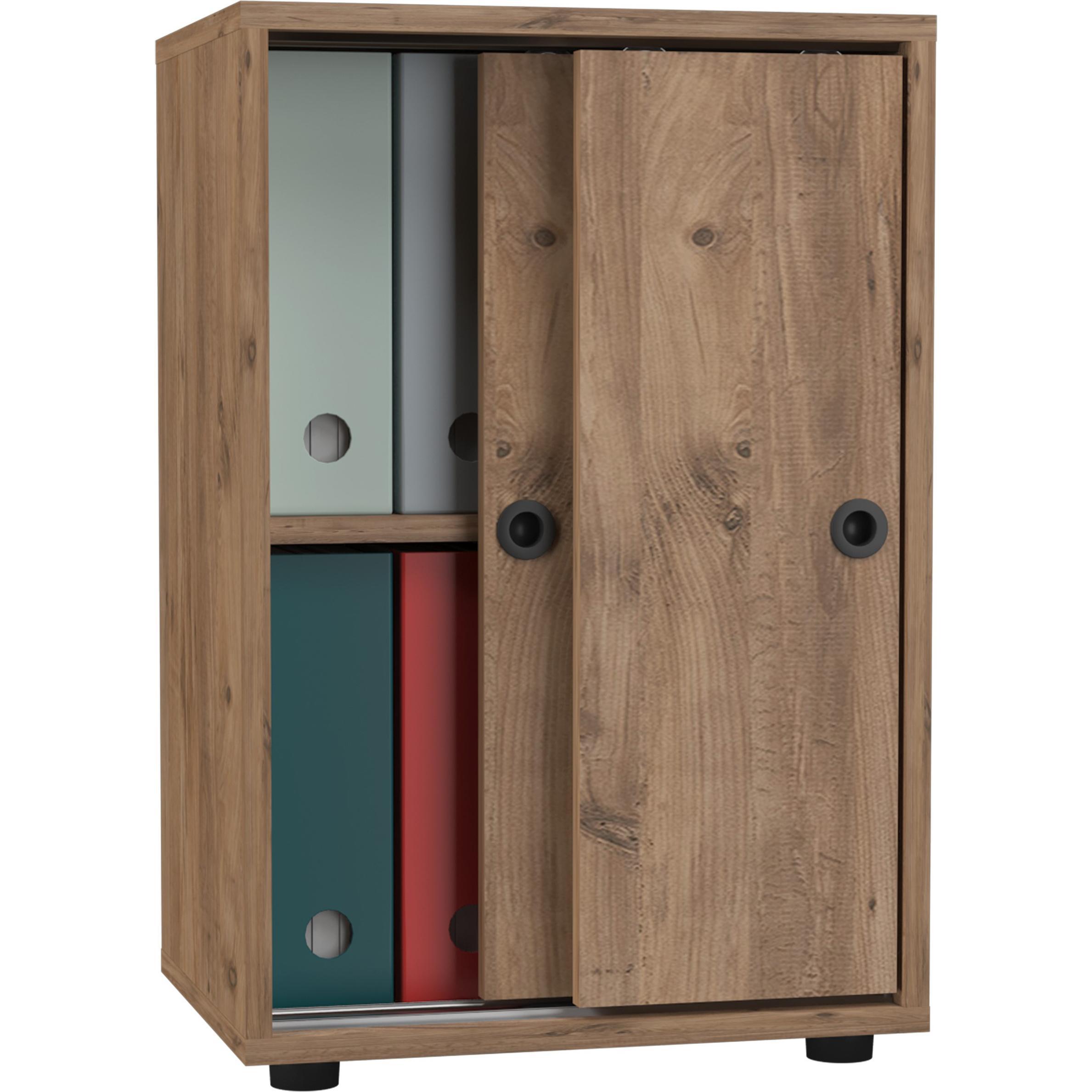 Thumbnail - VCM, Aktenschrank, Büroschrank Aktenschrank Ulas 2fach (49 x 38 x 74 cm)