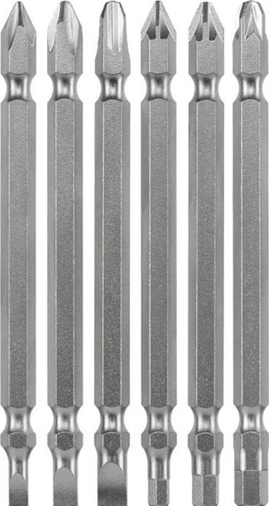Produktbild kwb Doppelbit-Set PH/PZ/Schlitz 100mm (Kreuz Pozidriv PZ)