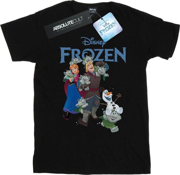 Image du produit Disney - T-shirt FROZEN HAPPY TROLLS - Femme (L)
