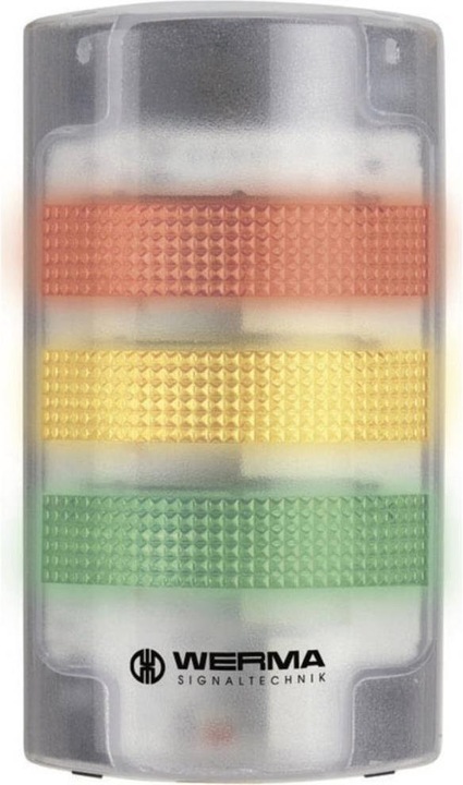 Werma LED signal tower Flat SIGN trasnparent