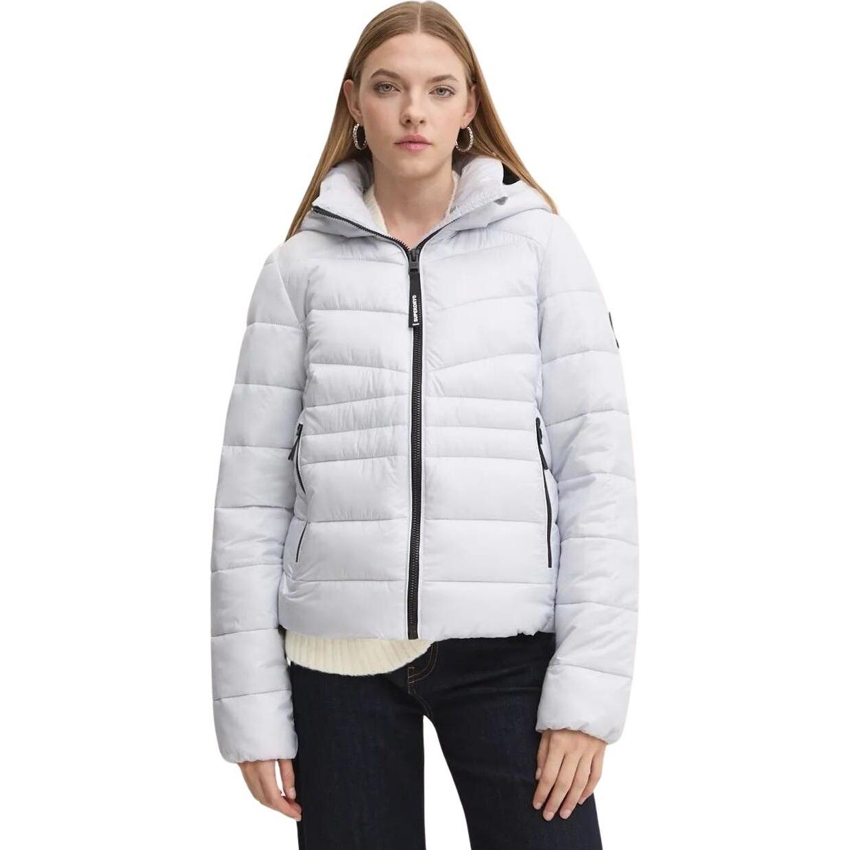 Superdry, Damen, Jacke, gepolsterte daunenjacke, daen fuji quilt (M), Violett, M