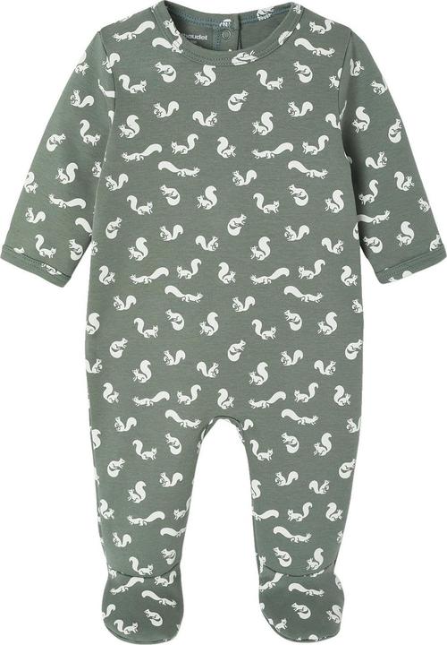 Image du produit Vertbaudet Bio-Kollektion: 2er-Pack Baby Strampler EICHHÖRNCHEN (68)