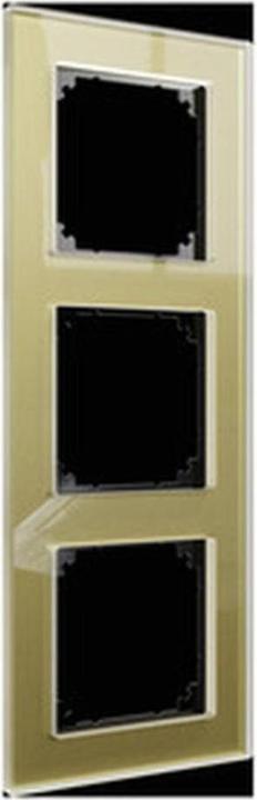 Actual product image Merten MEG4030-2341 Real glass frame 3F