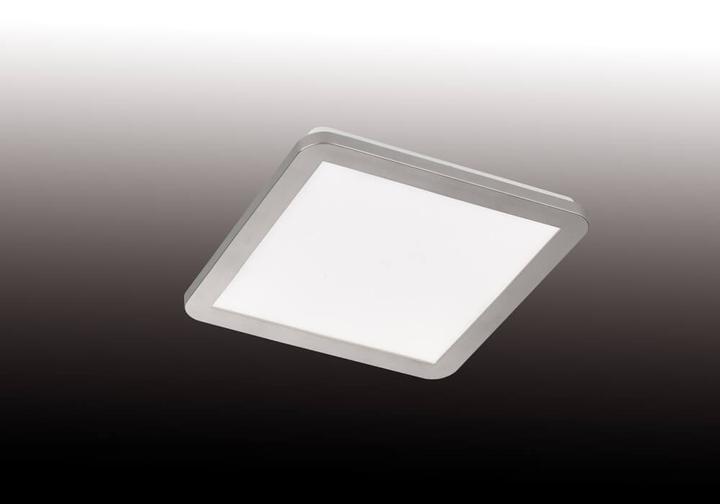 Actual product image Fischer & Honsel Gotland LED bathroom ceiling light 30x30cm 15W warm white dimmable IP44 20255