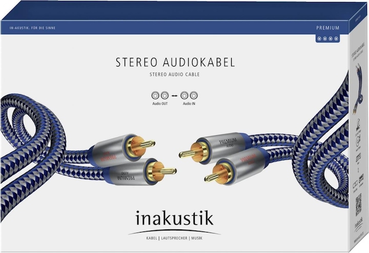Immagine prodotto Inakustik Collegamento stereo premium (1.50 m, Cinch)