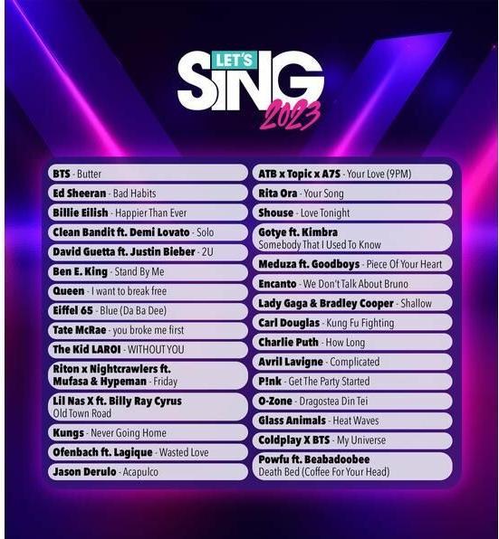 Produktbild Ravenscourt Let's Sing 2023 International Version (+ 2 Mics) (Switch, Switch Lite, Switch OLED, DE)