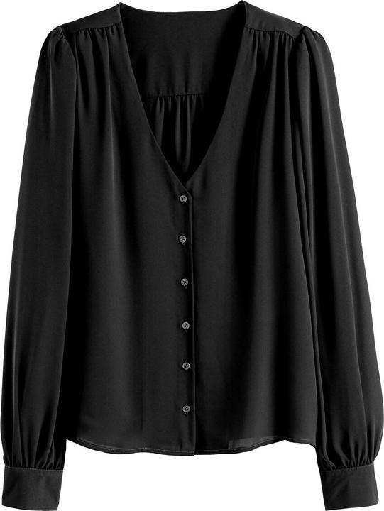 Immagine prodotto La Redoute Collections Camicetta a maniche lunghe con scollo a V (48)