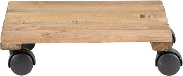 Produktbild Esschert Design Rolleruntersetzer Quadratisch L Braun