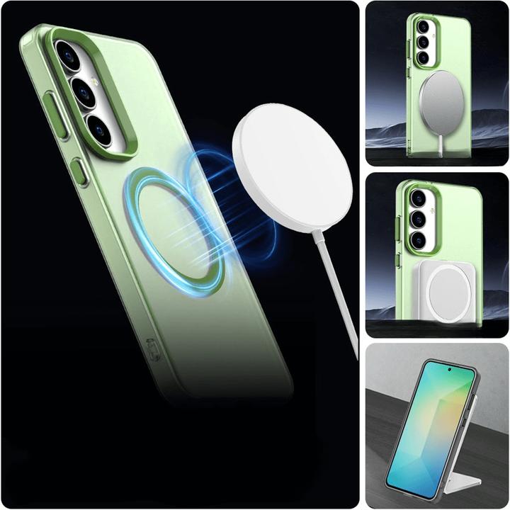 Immagine prodotto Cover-Discount Galaxy S25 FE - Acryl-Handyhülle mit Magnet und Farbakzent (Samsung Galaxy S25 FE)
