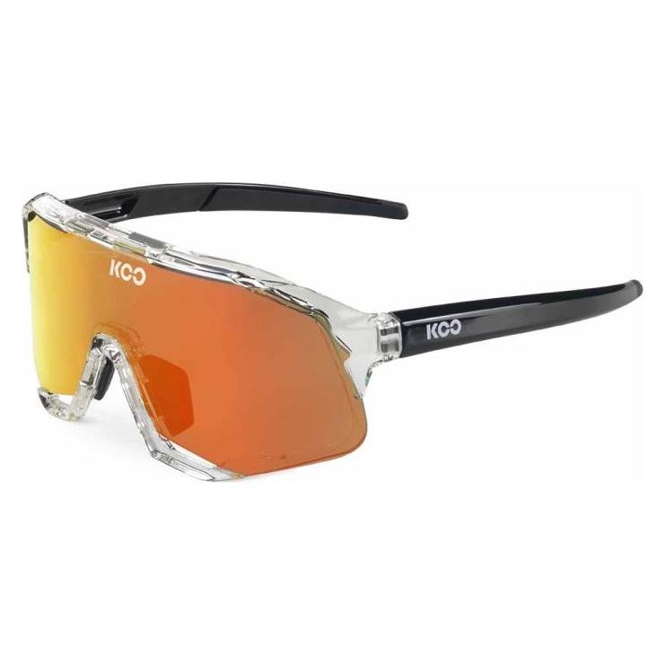 Koo, Damen, Sportbrille, Demos (Transparent, Schwarz, Red Mirror), Rot, Schwarz, Transparent
