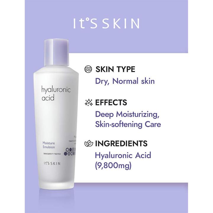 Actual product image Skin Gin Hyaluronic Acid Moisture Emulsion (150 ml)