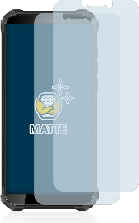 Actual product image BROTECT Anti-glare screen protector matt (2 Piece, Oukitel WP5 Pro)