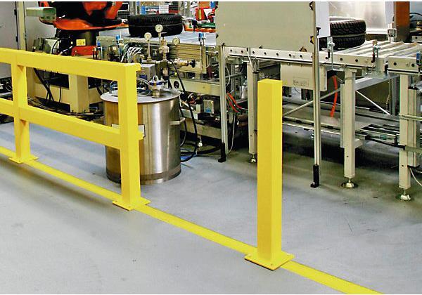 Actual product image kaiserkraft Post for safety railing