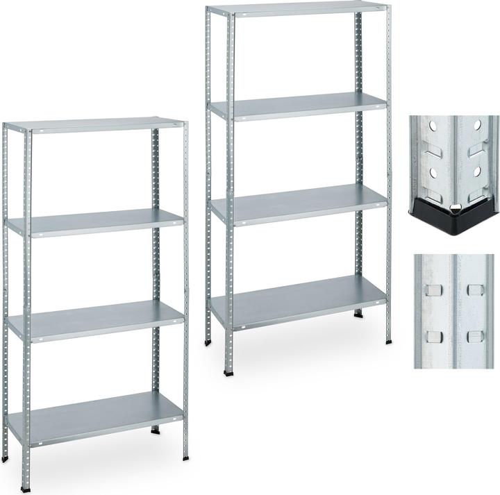 Image du produit Relaxdays 2x étagères pour charges lourdes