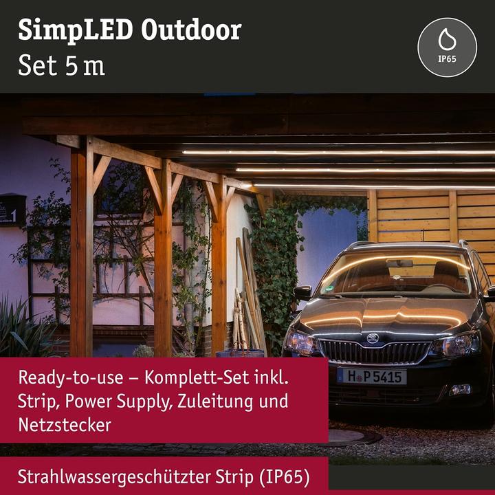 Produktbild Paulmann SimpLED (Warmweiss, 500 cm, Outdoor)