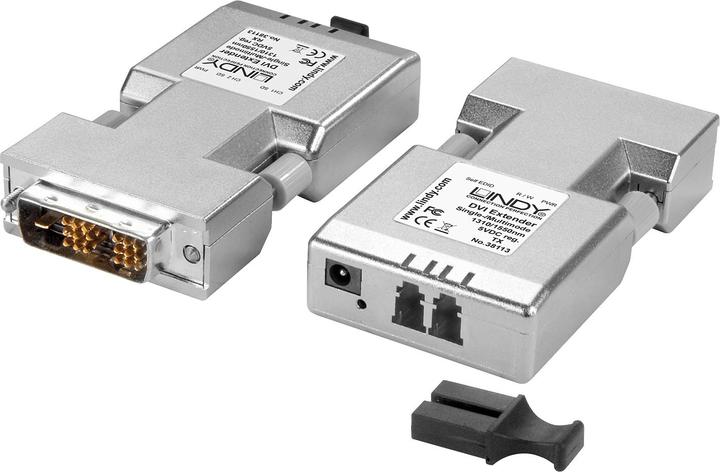 Produktbild Lindy DVI-D Extender 1500m Fiber / LWL. Duplex LC Multi-/Singlemode, max. 1920 x 1200 (Extender)