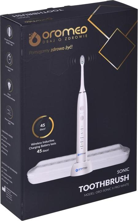 Image du produit Oromed Soniczna szczoteczka ORO-SONIC X PRO WHITE (Brosse à dents sonique)