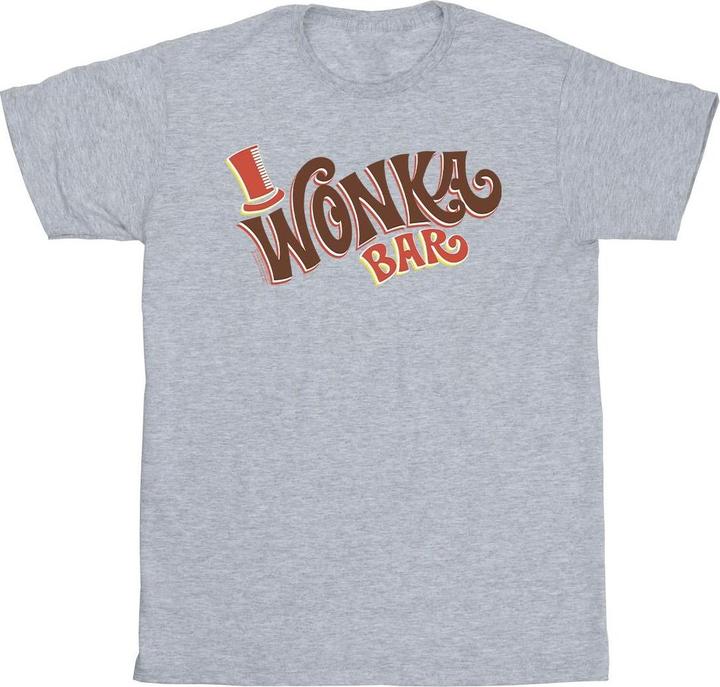 Immagine prodotto Willy Wonka & the Chocolate Factory Bar Logo Maglietta Ragazze (104)