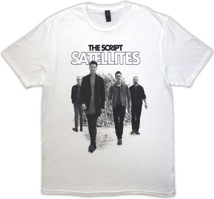 Actual product image The Script Unisex Adult Satellites Band Photo T-Shirt (XL)