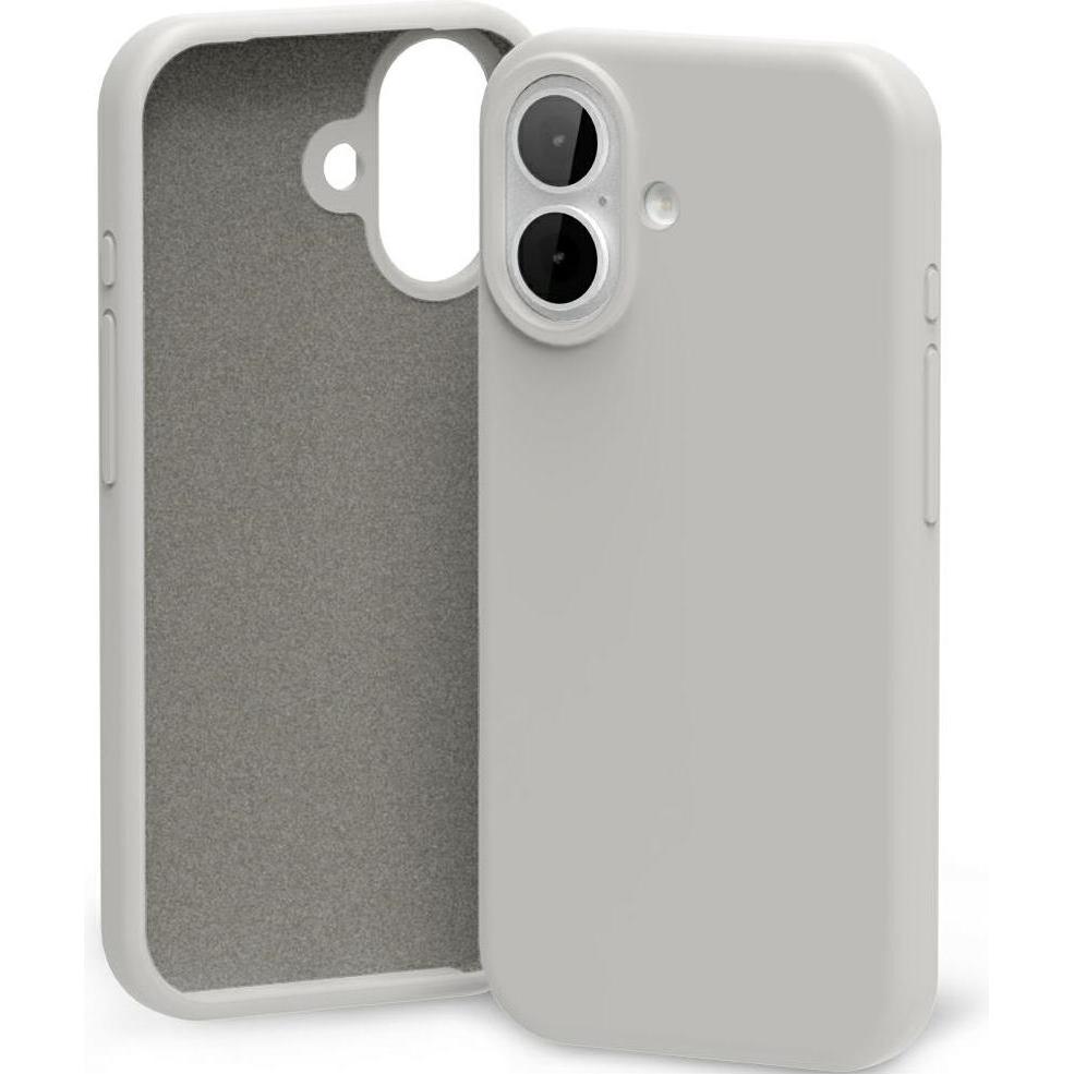 Mercury Silicone Case for iPhone 17 Stone (Apple iPhone 17), Cover smartphone, Grigio