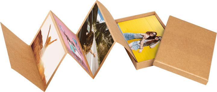 Produktbild Walther Design Leperello-Box 10x15cm braun