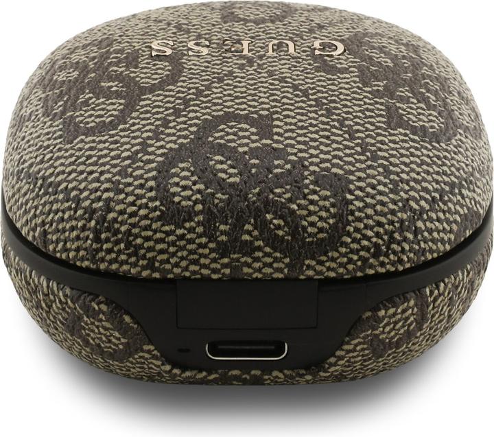 Produktbild Guess Bluetooth Kopfhörer PU 4G Script Logo ENC TWS mit Sprachassistent und 16h Akkulaufzeit (16 h, Kabellos)