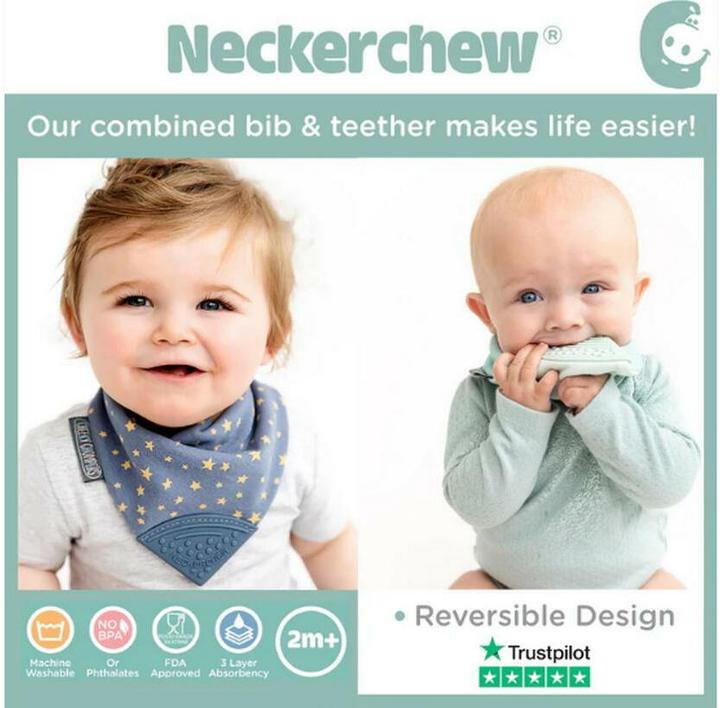 Produktbild Cheeky Chompers Neckerchew Silver Star (2 Monate)