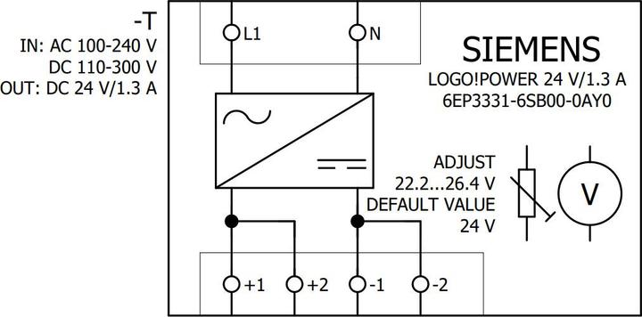 Produktbild Siemens Hutschienen-Netzteil (DIN-Rail