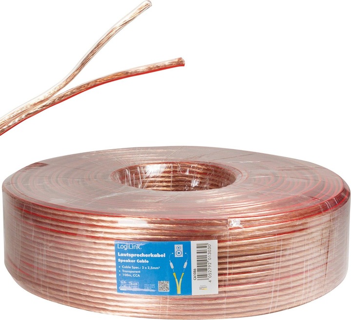 Actual product image LogiLink CA Speaker cable (100 m, 2.50 mm²)