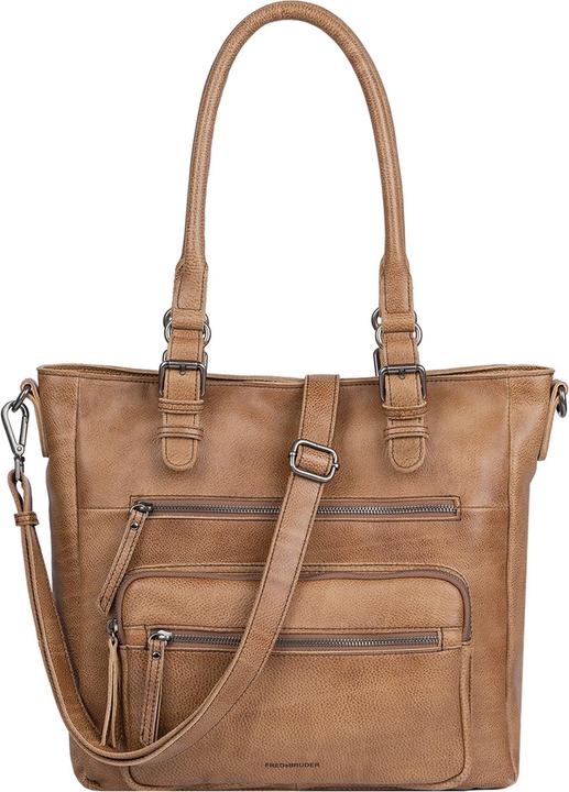 Produktbild FredsBruder Dear Schultertasche Leder 40 cm