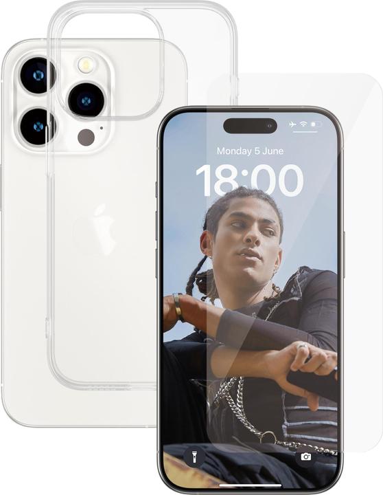 Produktbild PanzerGlass SAFE. 2-in-1-Pack iPhone 2023 iPhone 6.1 Pro (1 Stk., Apple iPhone 15 Pro)