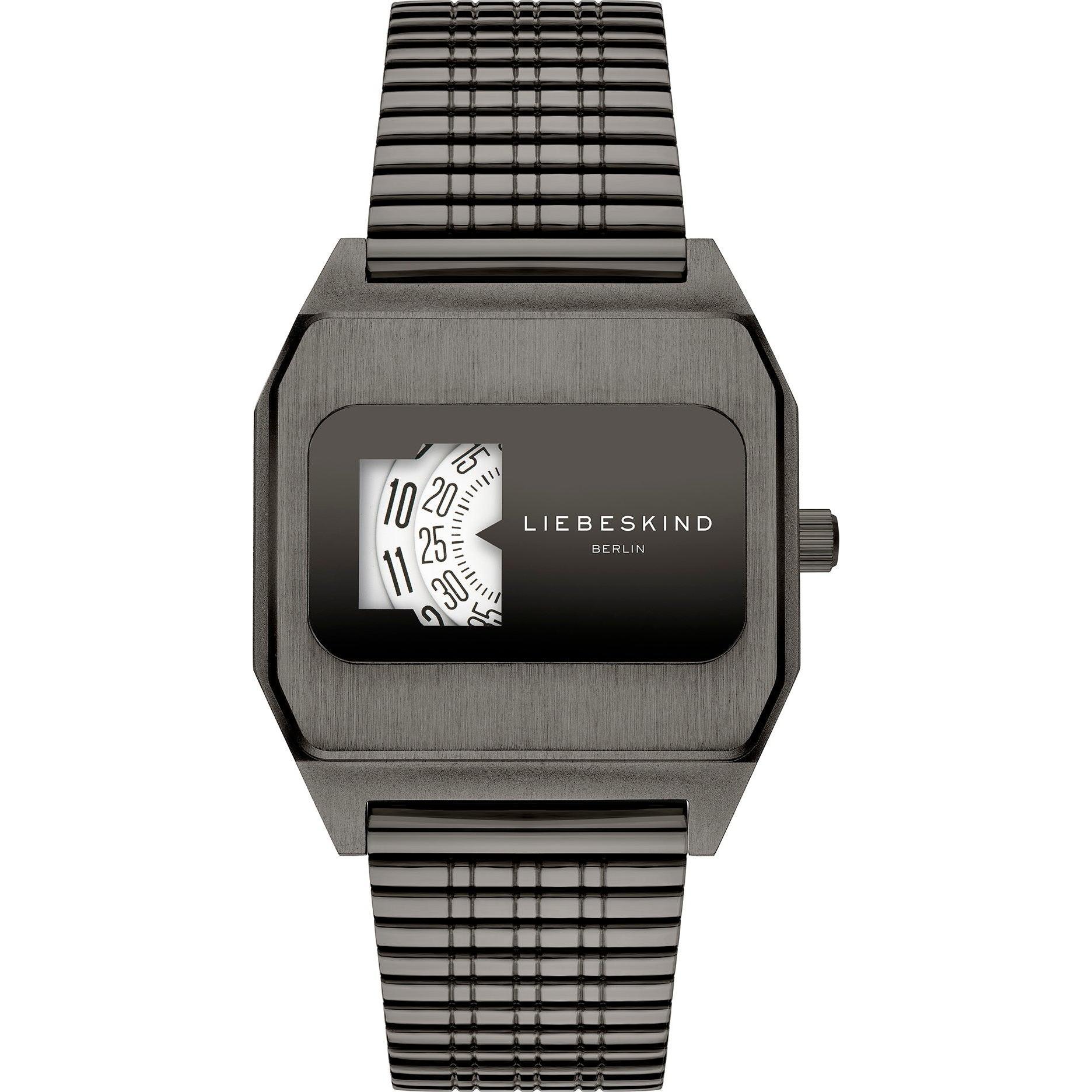 Liebeskind Berlin, Armbanduhr, Damenuhr, Schwarz, (Analoguhr, 39 mm)