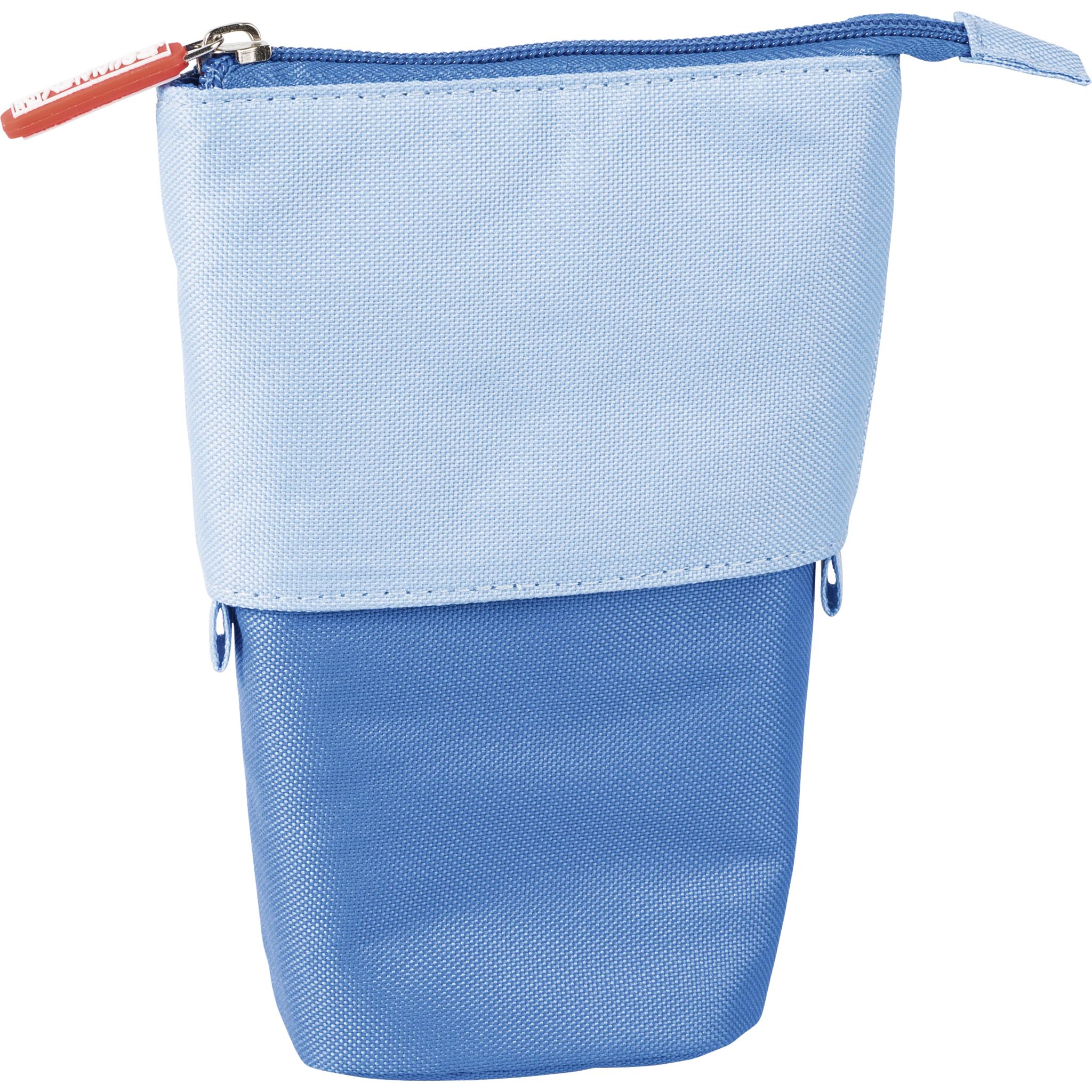 Brunnen, Etui, Etui und Stiftkeköcher blau