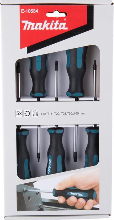 Actual product image Makita Screwdriver set 5 pieces