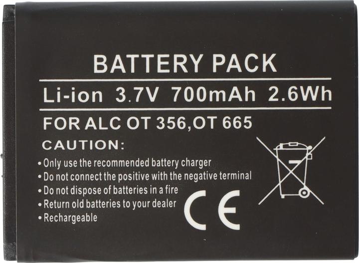 Actual product image Alcatel Akku One Touch 356, 665, 665x