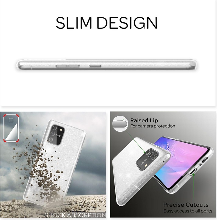 Produktbild Nalia Glitzer Hülle (Samsung Galaxy S10 Lite)