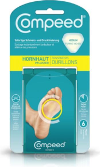 Actual product image Compeed Callus plaster medium, 6 pcs (6 x)