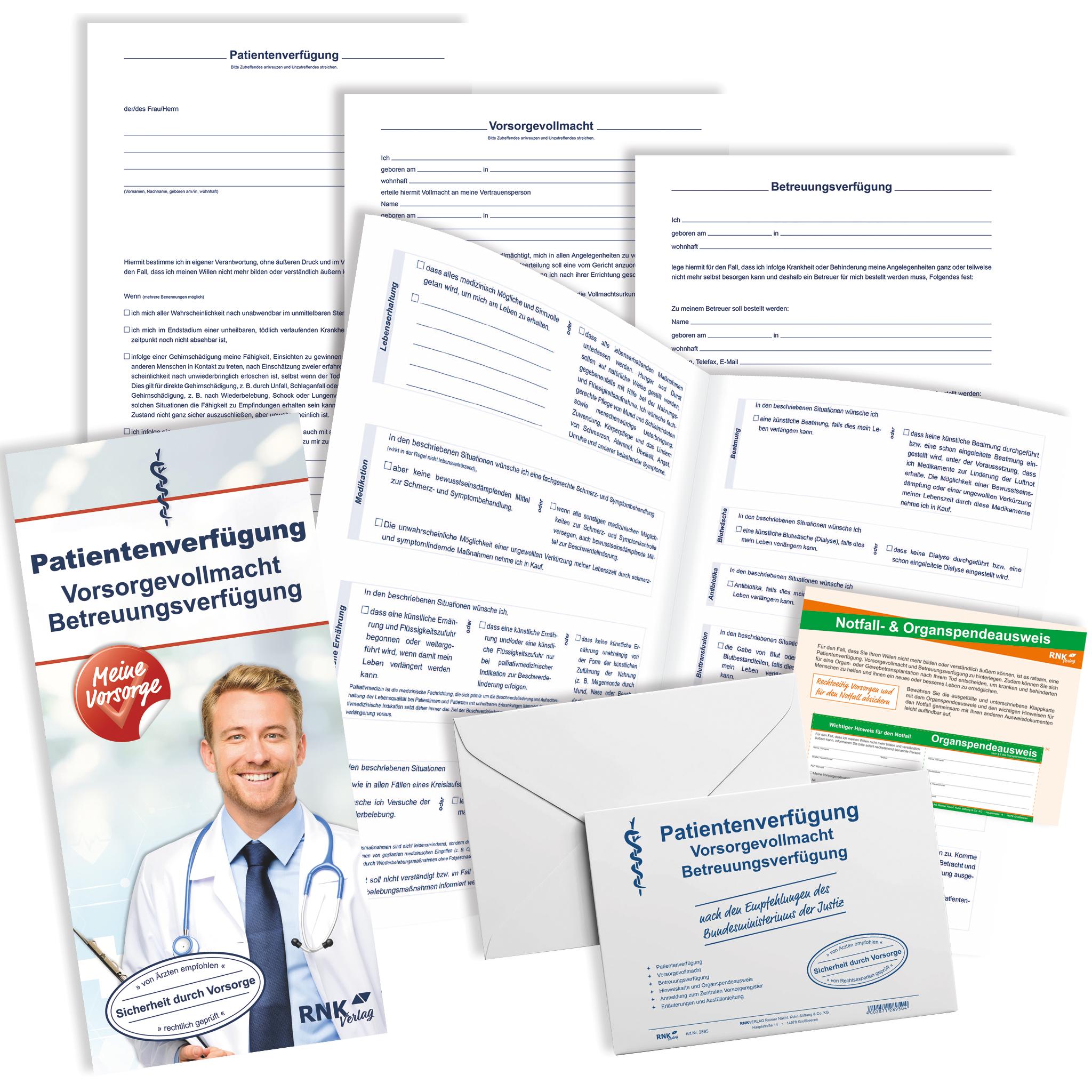 Thumbnail - Rnk, Formular, Verlag Patientenverfügung Formulare 2895 (10 x)