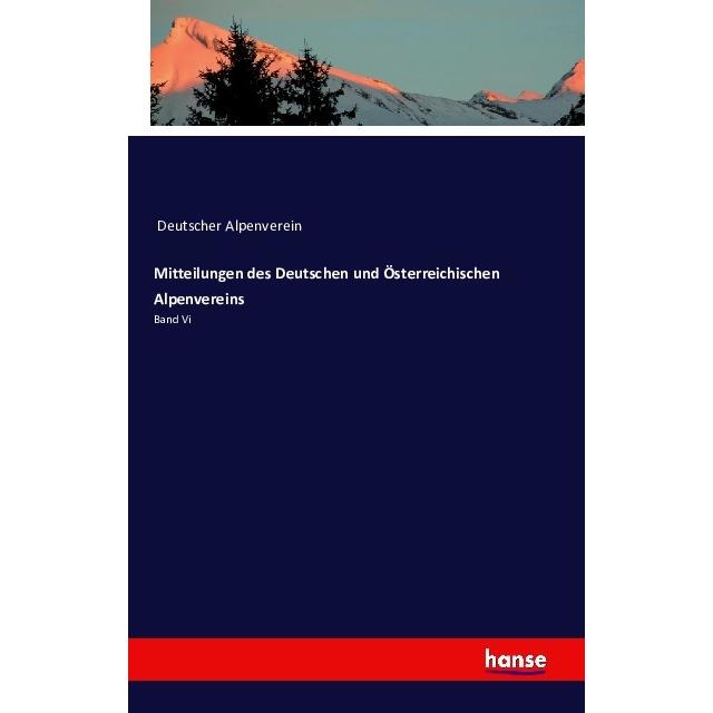 Mitteilungen des Deutschen und Österreichischen Alpenvereins, Fachbücher von Deutscher Alpenverein e.V. DAV