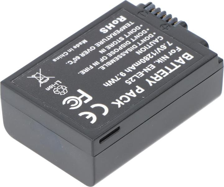 Image du produit AccuCell Batterie NIKON Z50, Z FC Type de batterie Nikon EN-EL25 (Batterie de l'appareil photo)