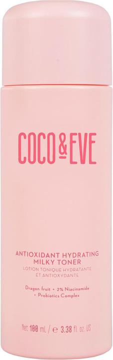 Immagine prodotto Coco & Eve Tonico Latteo Idratante Antiossidante con Acido Ialuronico, Niacinamide e Probiotici 100ml (Tonico per il viso, 100 ml)