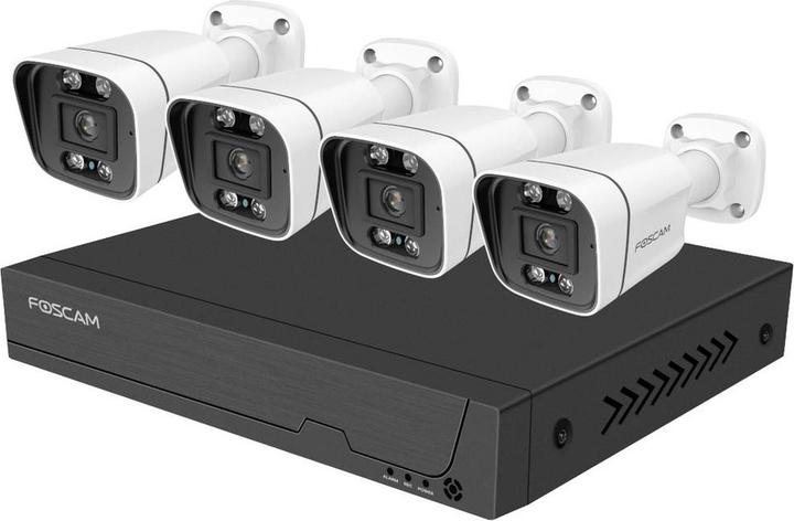 Image du produit Foscam FN9108E-B4-2T LAN Ensemble de caméras de surveillance IP 8 canaux avec 4 caméras 3072 x