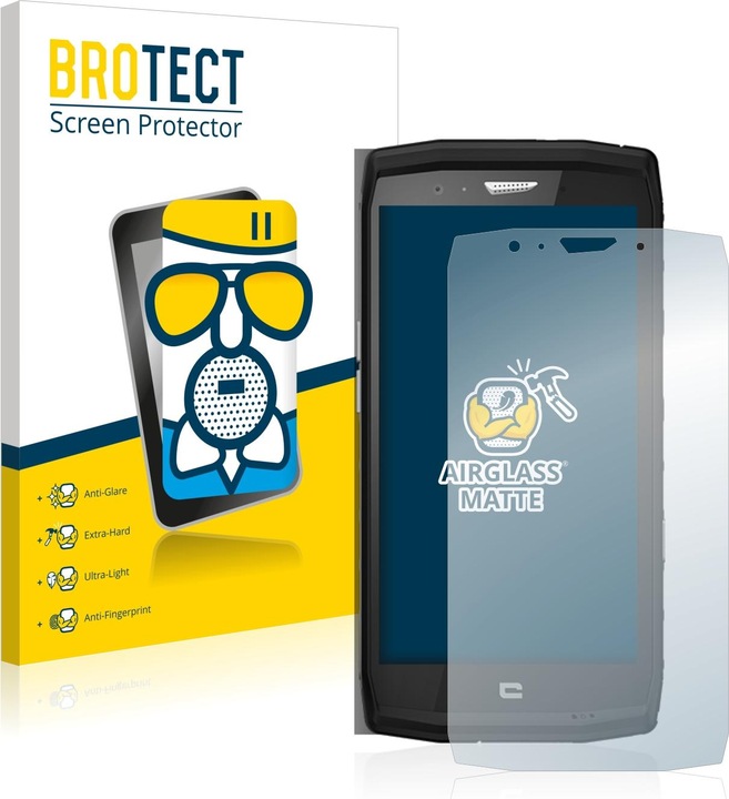 Actual product image BROTECT AirGlass Glass Matte (1 Piece, Crosscall Trekker-X4)